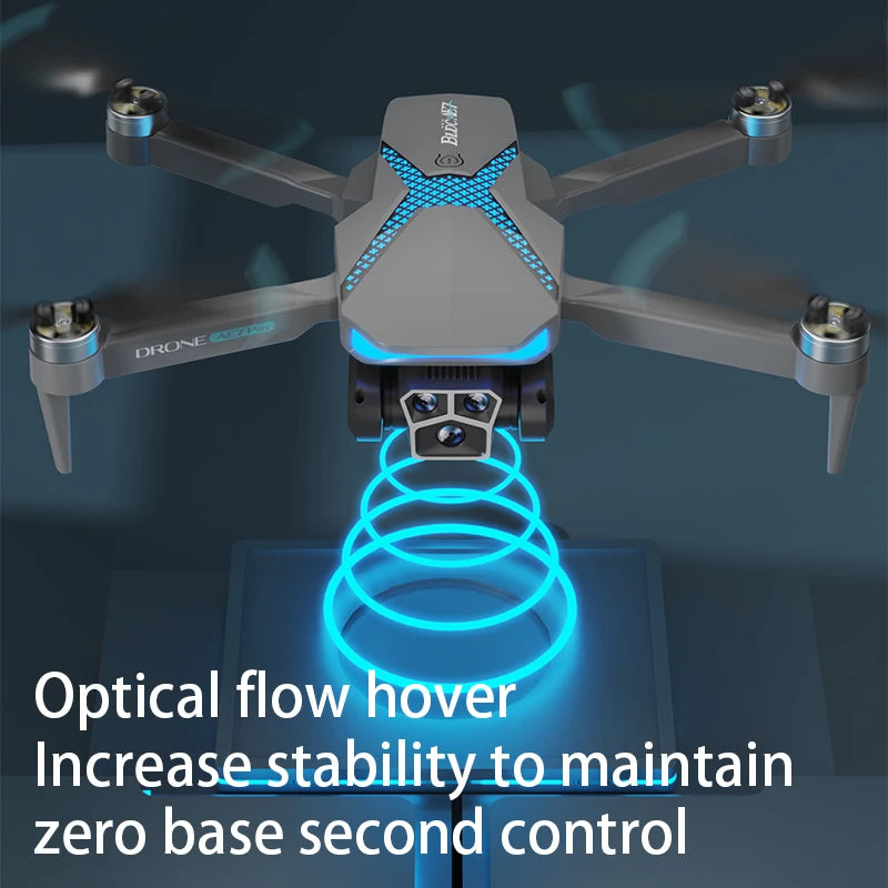 2024 New AE7 Folding Brushless Drone HD Aerial Photography Cool Lighting RC Aircraft Quadcopter  dron 4k profesional  drones