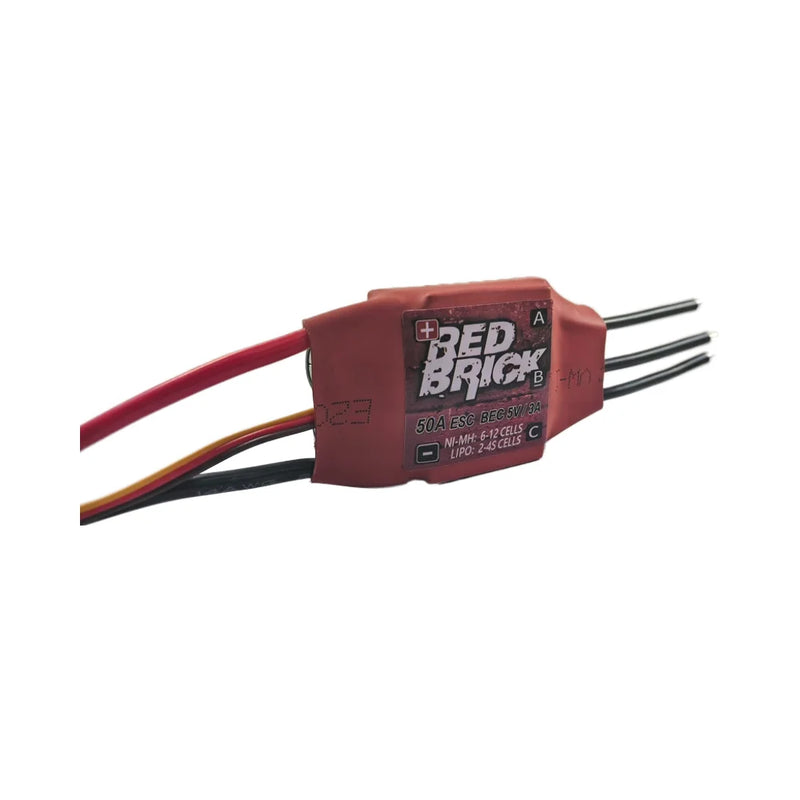 Red Brick ESC 50A 70A 80A 100A 125A 200A  5V/3A 5V/5A Brushless BEC Electronic Speed Controller for RC plane or Ship model parts
