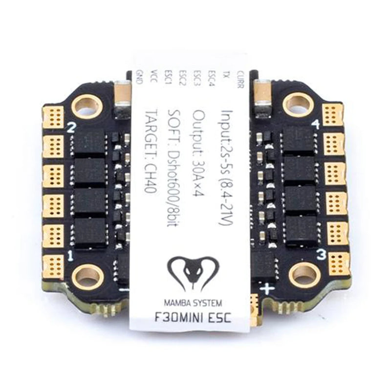 DIATONE MAMBA F30 MINI F30MINI 30A 3-5S 4 in 1 BLHeli_S ESC Dshot600 Electronic Speed Controller 20x20mm/M2 for FPV Racing Drone