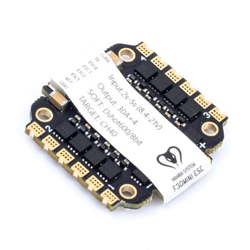 DIATONE MAMBA F30 MINI F30MINI 30A 3-5S 4 in 1 BLHeli_S ESC Dshot600 Electronic Speed Controller 20x20mm/M2 for FPV Racing Drone