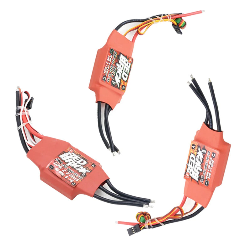 Red Brick ESC 50A 70A 80A 100A 125A 200A  5V/3A 5V/5A Brushless BEC Electronic Speed Controller for RC plane or Ship model parts