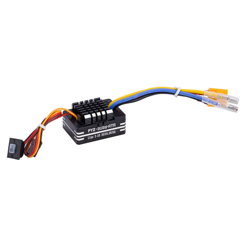 80A ESC Waterproof Brushed Electronic Speed Controller for 1/10 RC Crawler Car Axial TRX4 SCX10 CAPRA VS4-10 MST LCG