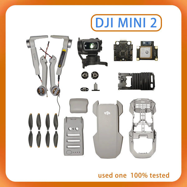 Original Mavic Mini 2 Upper Cover Moddile Frame Front Left Motor Arm Gimbal Min2se Camera Repair Parts for DJI Mavic Mini Series