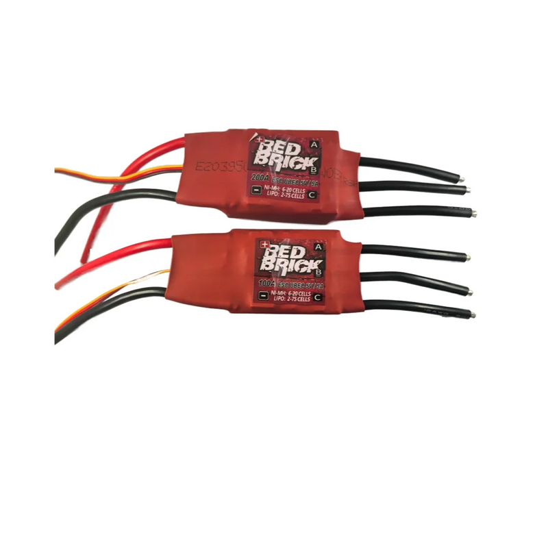 Red Brick ESC 50A 70A 80A 100A 125A 200A  5V/3A 5V/5A Brushless BEC Electronic Speed Controller for RC plane or Ship model parts