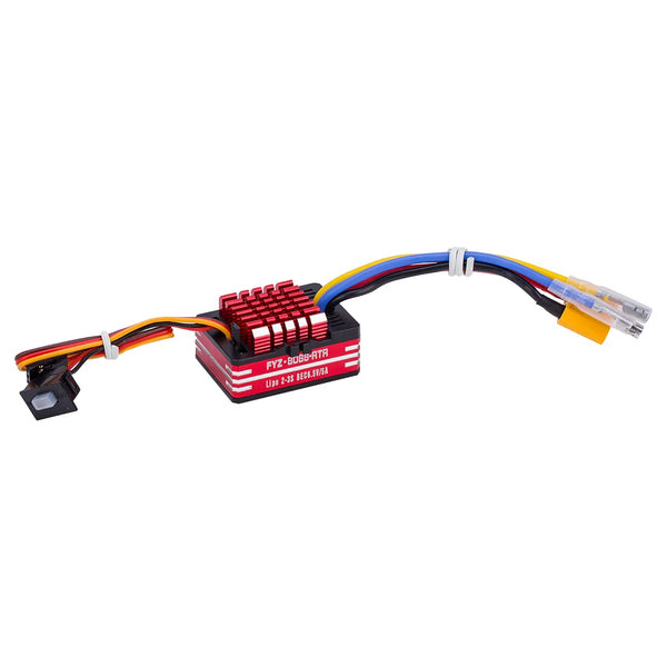 80A ESC Waterproof Brushed Electronic Speed Controller for 1/10 RC Crawler Car Axial TRX4 SCX10 CAPRA VS4-10 MST LCG